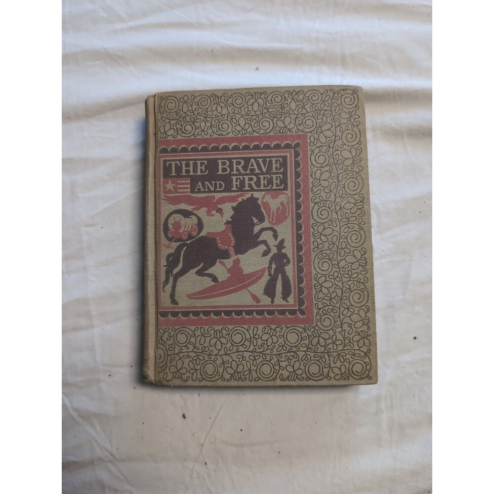 The Brave and Free, D. C. Heath Primer, Harve Stein art, 1942 Hardback Book